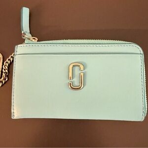 Marc Jacobs Sky Blue Leather Wallet